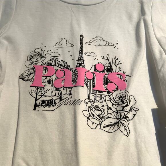 NWT La La Land Creative Co Long Sleeve Paris T-Shirt, Toddler Girl 2T - Picture 2 of 9